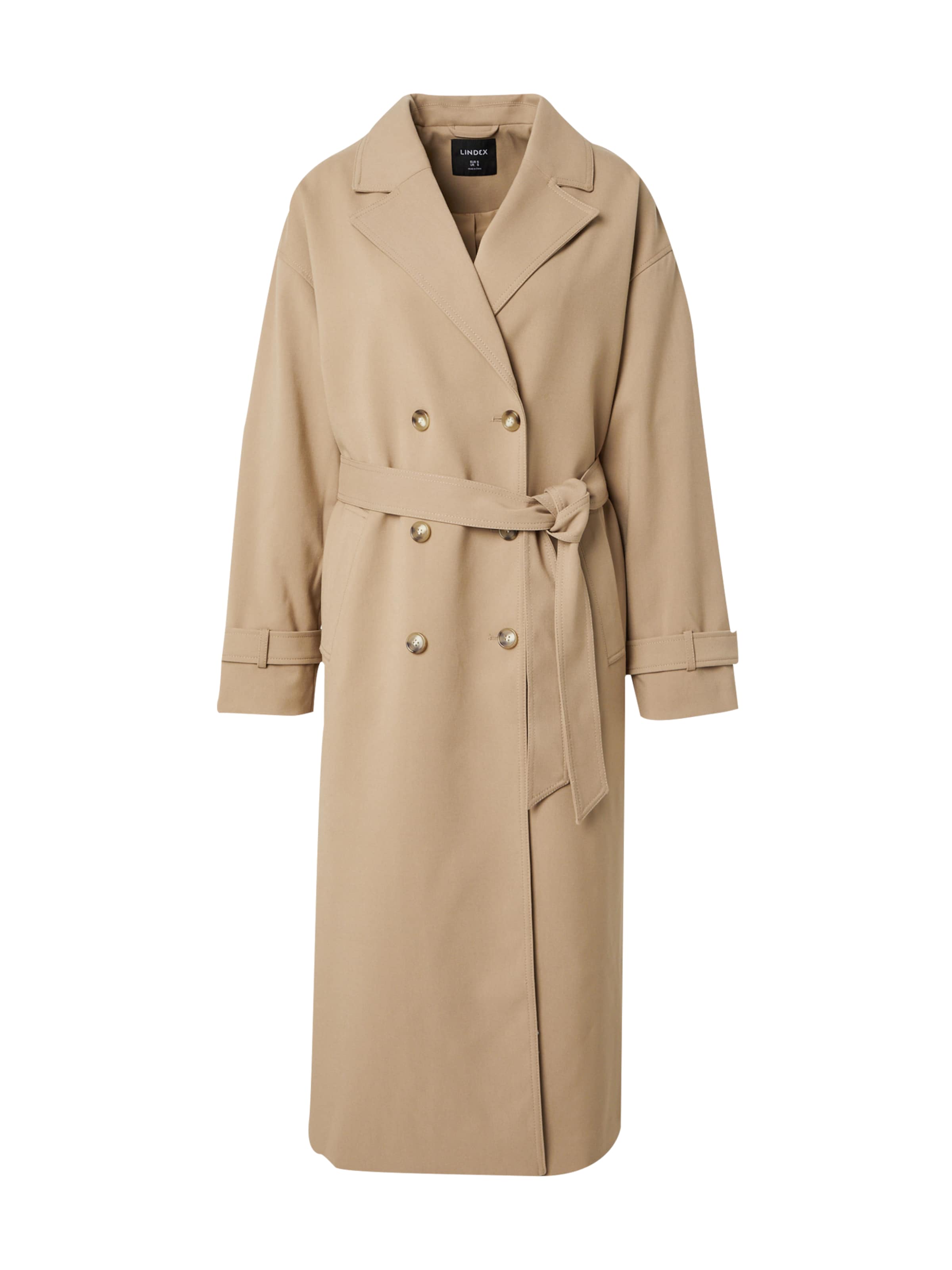 Lindex - Sobretudo meia-estação 'Cornelia' em bege: frente