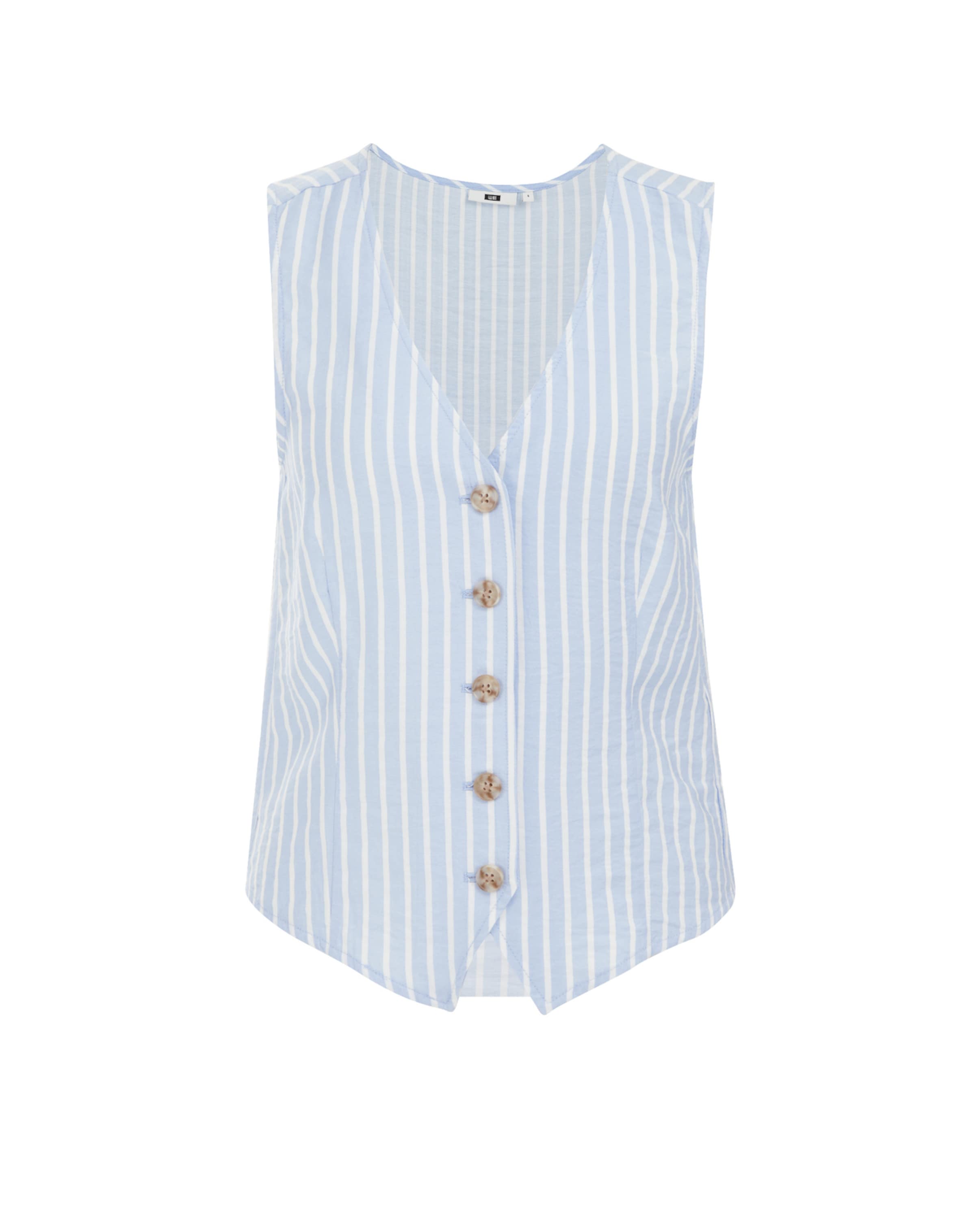 zils WE Fashion Blūze: no priekšpuses