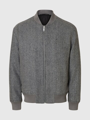 SELECTED - Chaqueta de entretiempo en gris