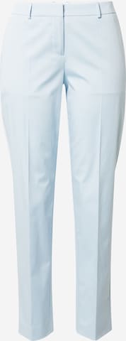 BOSS Black Trousers with creases 'Tiluna' in Blue: front