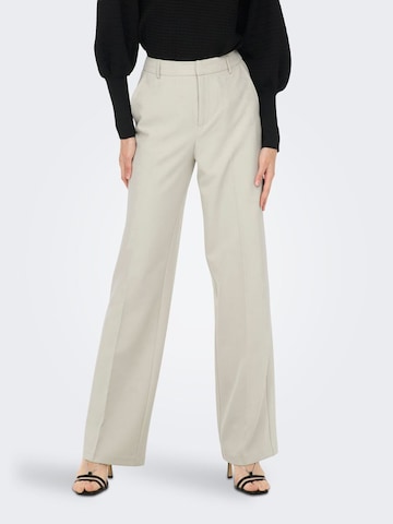 Loosefit Pantalon à plis 'Berry' ONLY en beige : devant