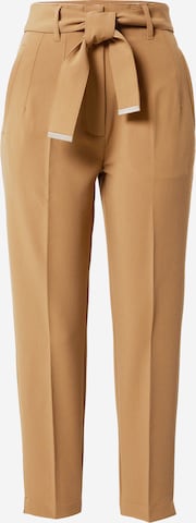 Salsa Jeans Slim fit Pleated Pants in Beige: front