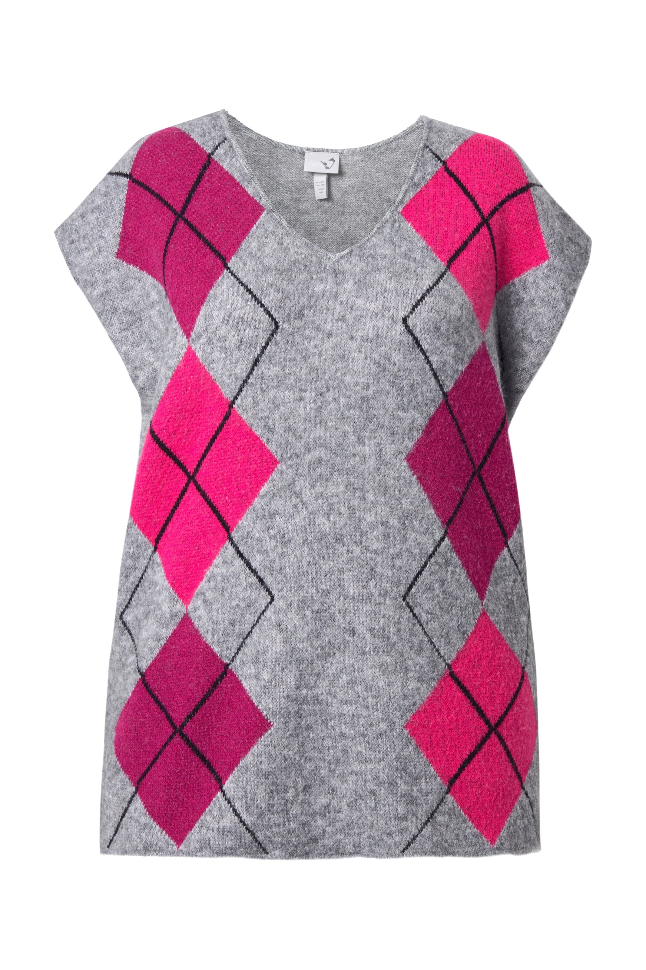 Ulla Popken Pullover in Grau: Vorderseite