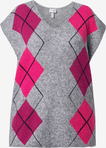 Ulla Popken Pullover in Grau: Vorderseite