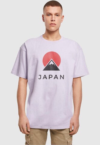 T-Shirt 'Japan' Merchcode en violet : devant