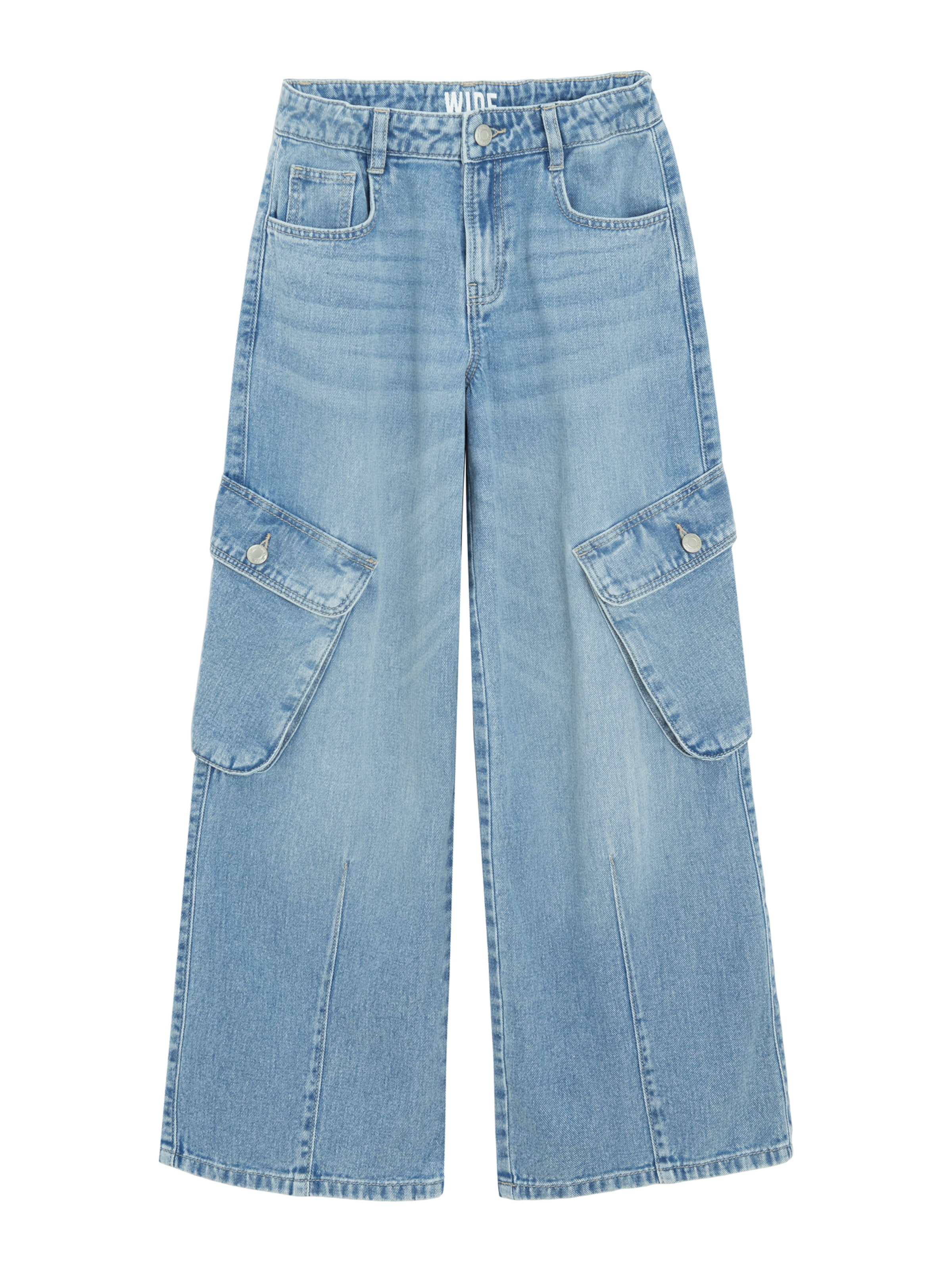 Cool Club Szeroka nogawka Jeansy w kolorze niebieski: przód