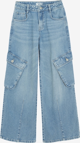 Cool Club Wide Leg Farkut värissä sininen: etupuoli