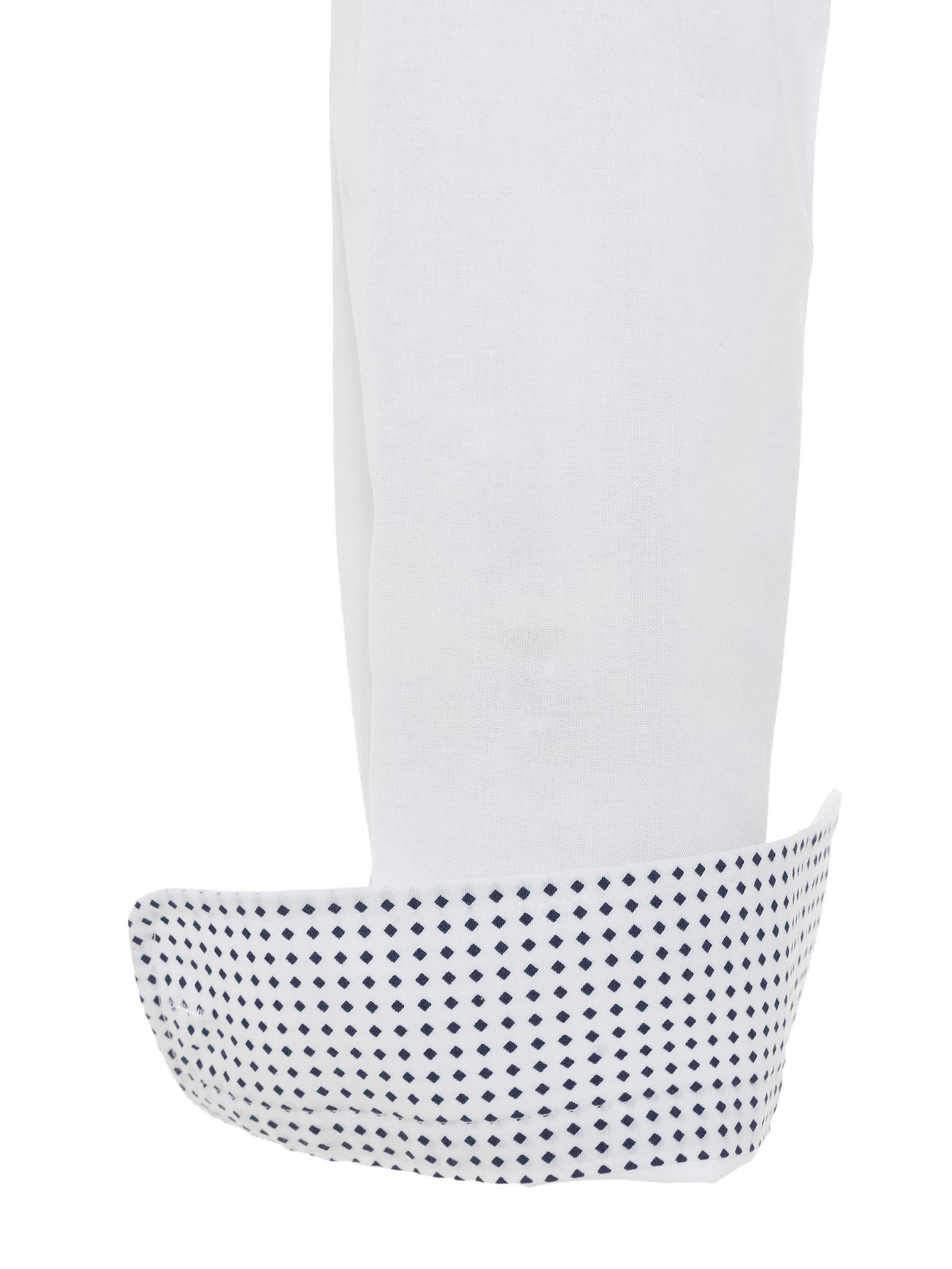 Dandalo Slim fit Button Up Shirt 'Keith' in White