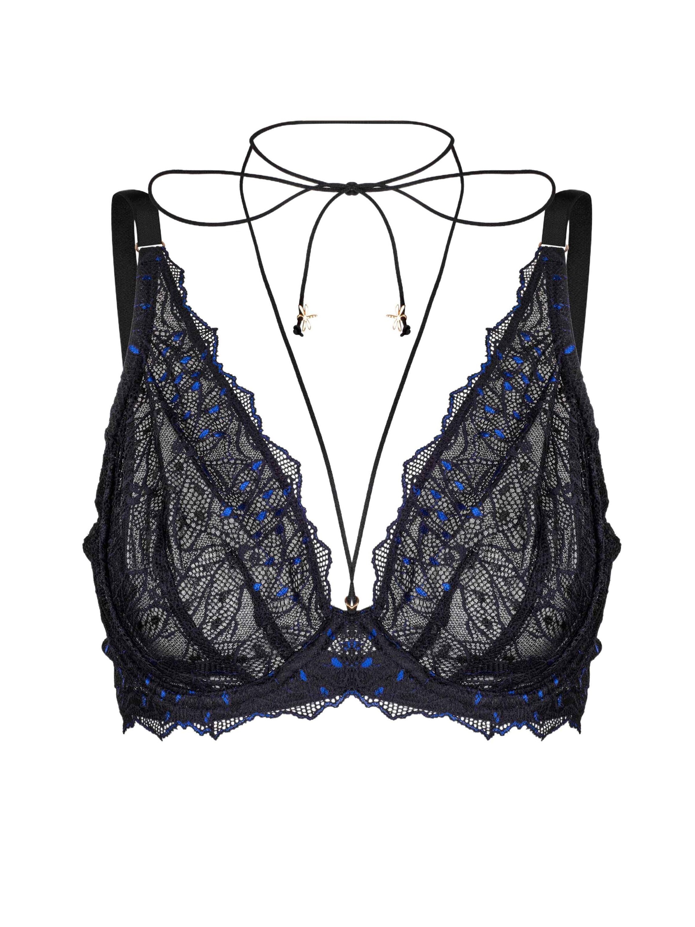 Classico Reggiseno 'Nuka' di ESOTIQ in nero: frontale