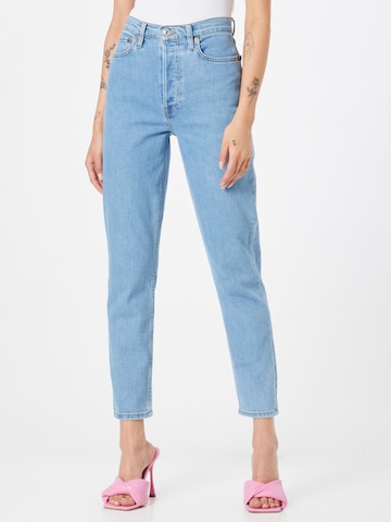 RE/DONE Regular Jeans in Blauw: voorkant