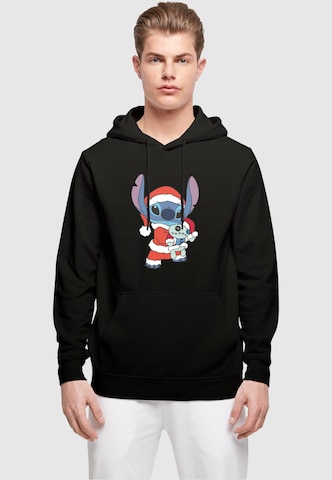 ABSOLUTE CULT Sweatshirt 'Lilo And Stitch - Christmas' in Schwarz: Vorderseite