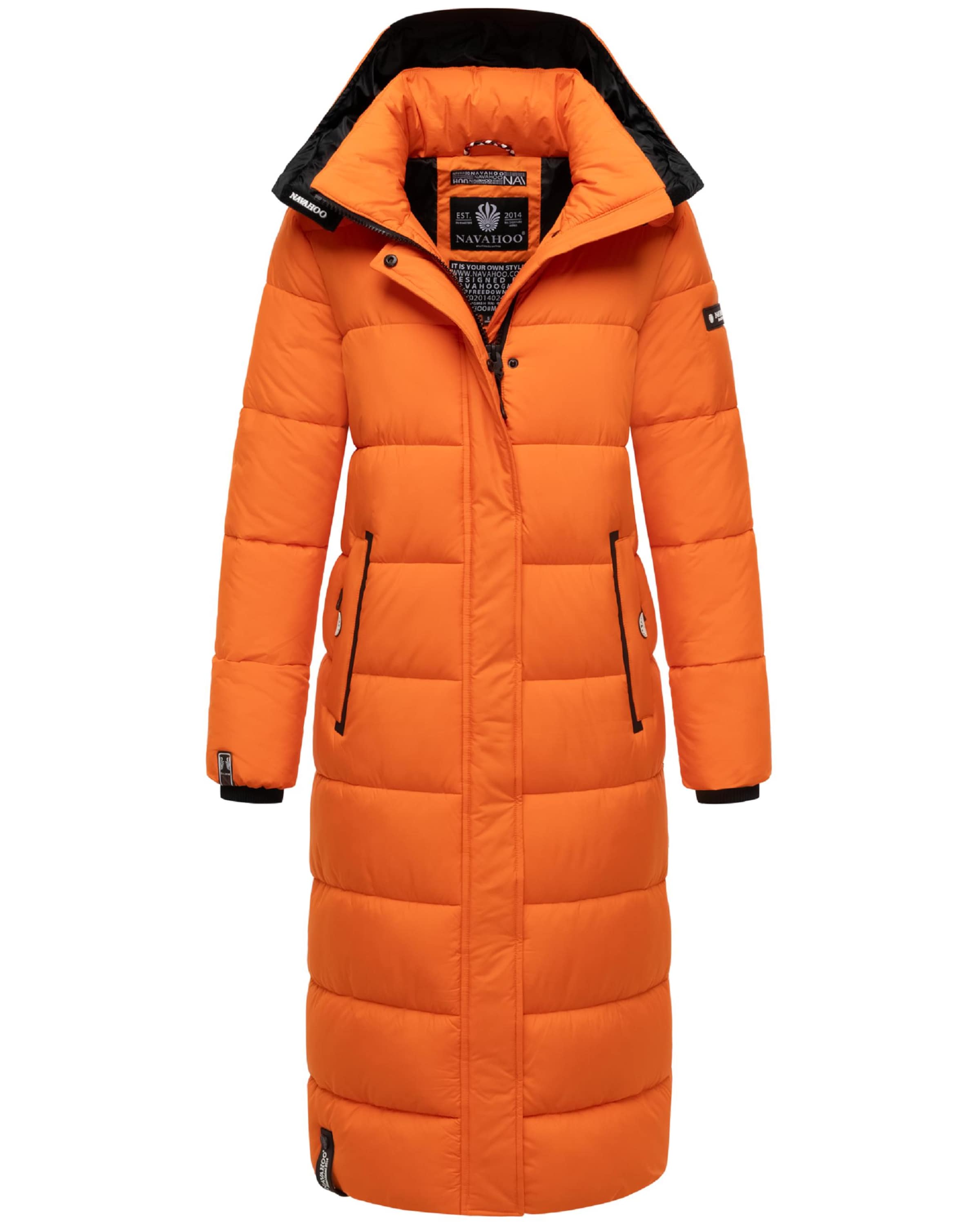 NAVAHOO Zimný kabát 'Isalie' - Oranžová: predná strana