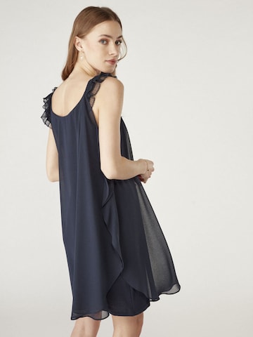 Robe de cocktail 'Laurane' NAF NAF en bleu