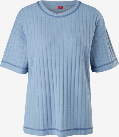 s.Oliver Chemise de nuit en bleu-gris / bleu clair, Vue avec produit