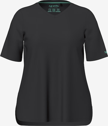 Ulla Popken Shirt in Black: front