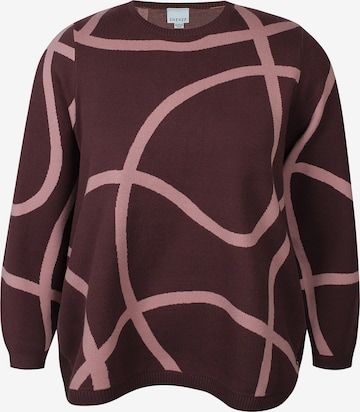 Zhenzi Trui 'Leisa 1501' in Rood: voorkant