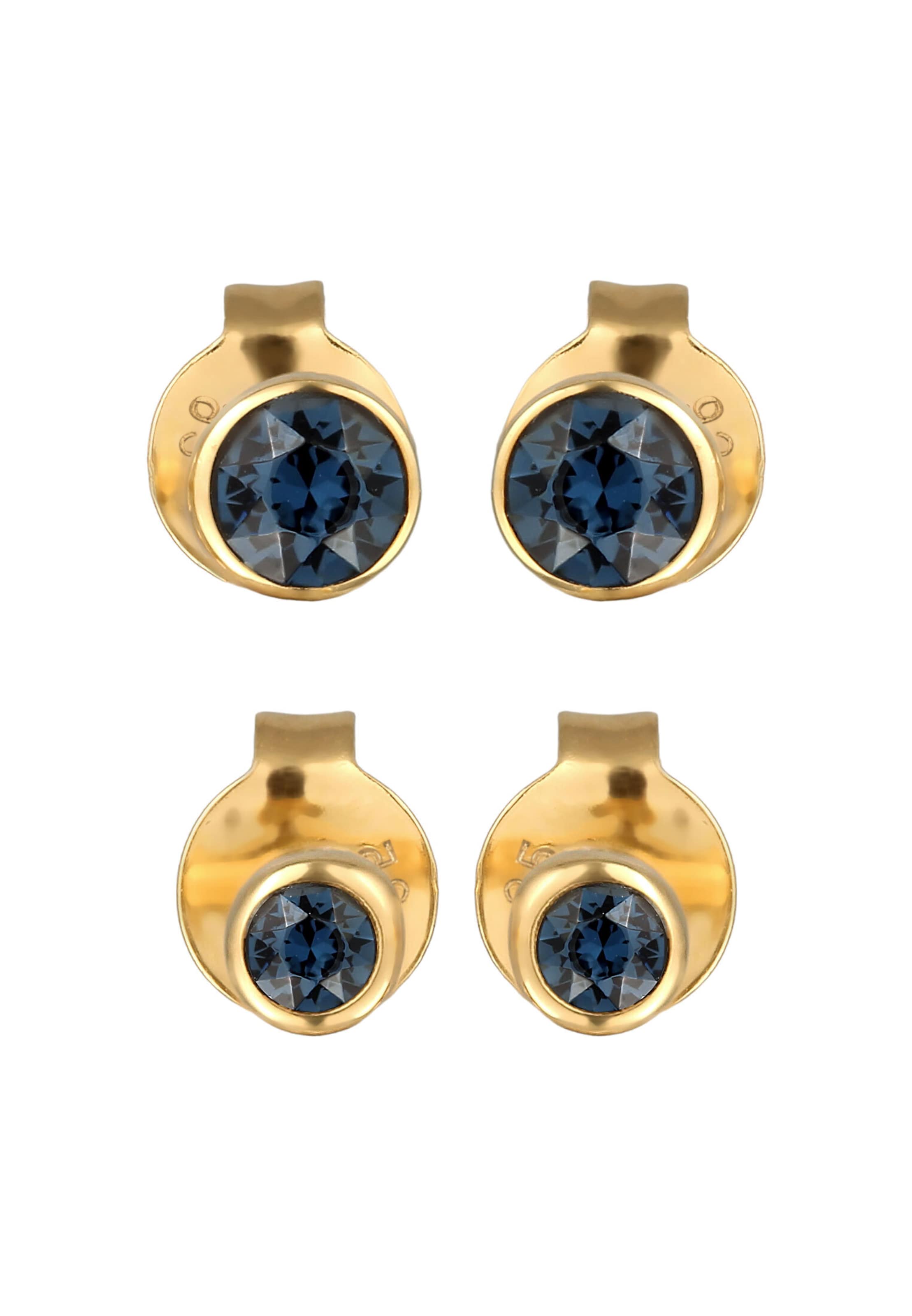 Boucles d'oreilles ELLI en bleu