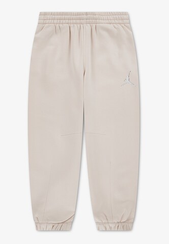 Jordan Tapered Broek 'BRK FLC' in Wit: voorkant