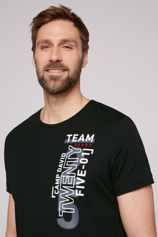 CAMP DAVID Shirt in Zwart