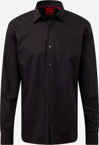 juoda HUGO Standartinis modelis Marškiniai 'Valerio': priekis