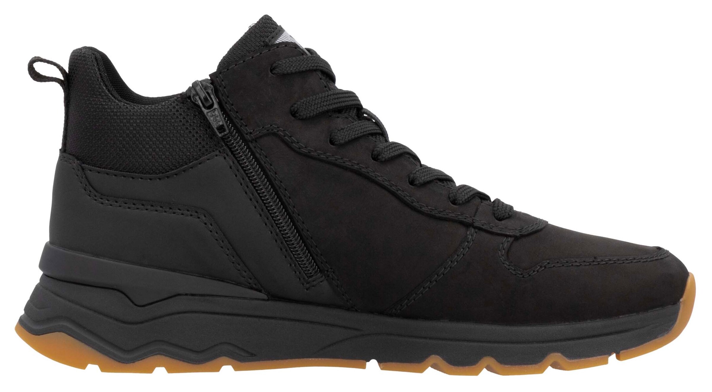 Rieker Sport Sneakers hoog in Zwart
