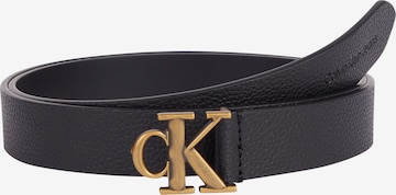 Calvin Klein Jeans Belt in Black: front