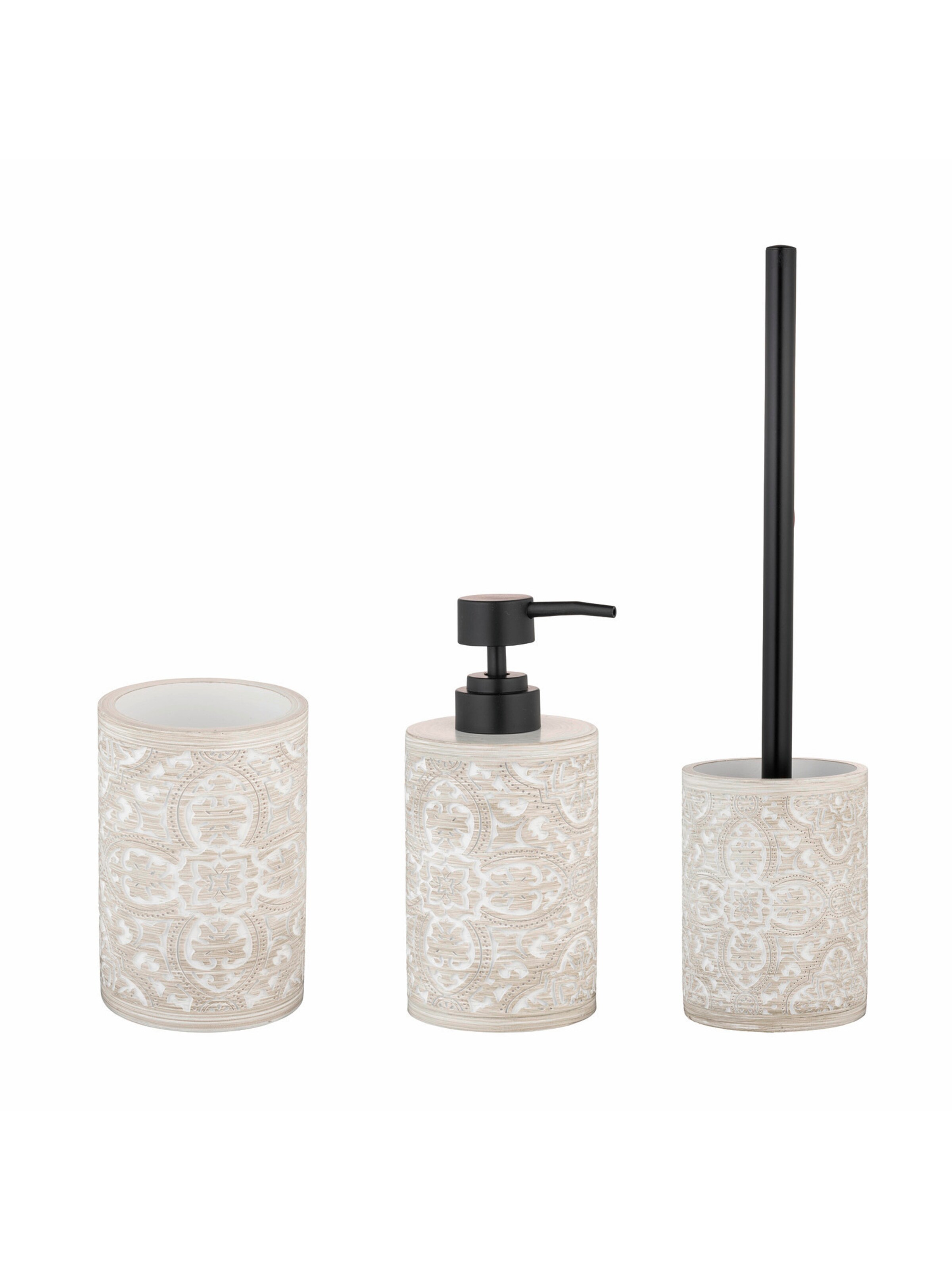 Wenko Bad-Accessoire 'Ortezzano' in grau / hellgrau, Produktansicht