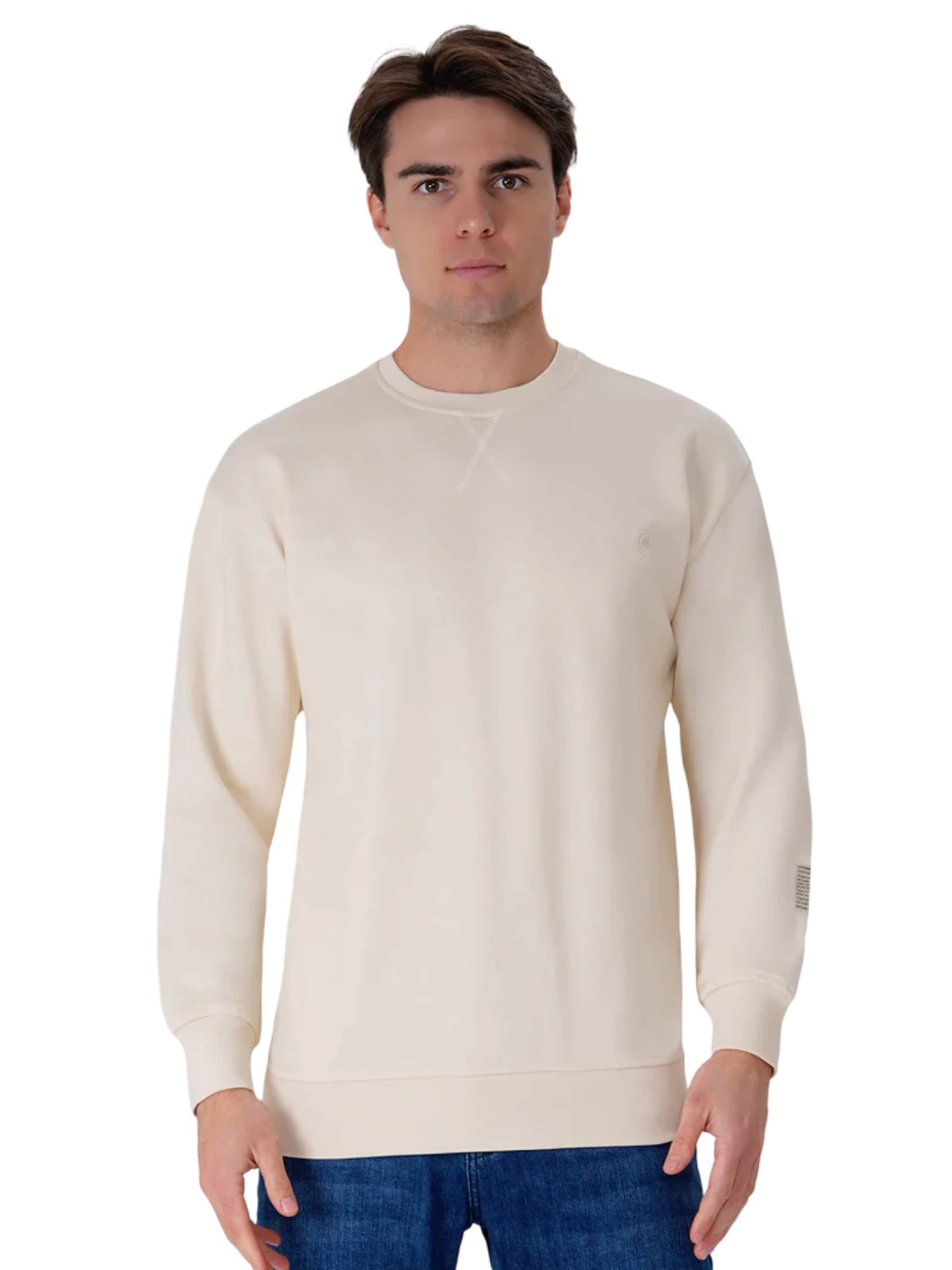 UNIQVIBE Sweatshirt in Beige: front