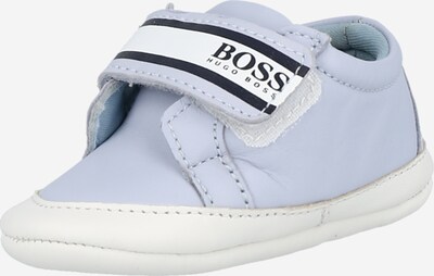 BOSS Kidswear Mājas apavi, krāsa - tumši zils / debeszils / balts, Preces skats