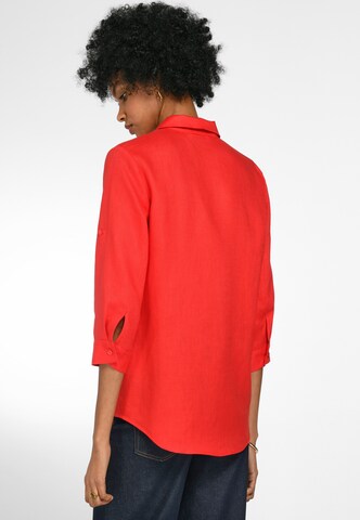 Peter Hahn Bluse in Rot