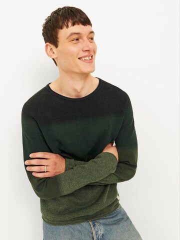 JACK & JONES - Ajuste regular Jersey 'Hill' en verde