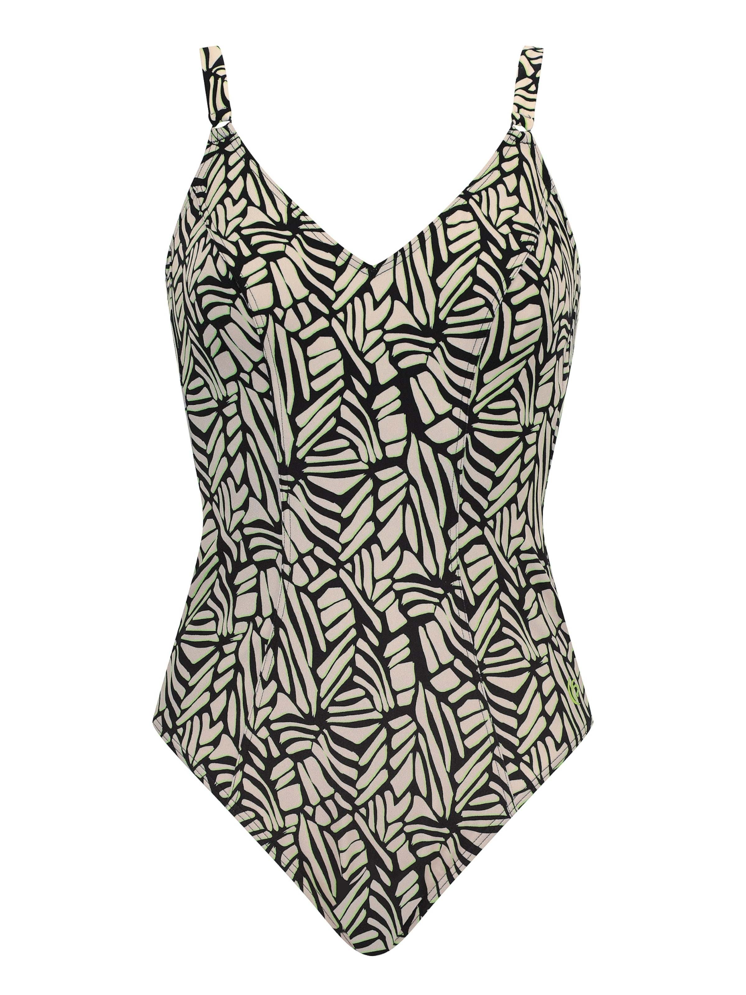 OLYMPIA Triangel Badpak in Zwart: voorkant