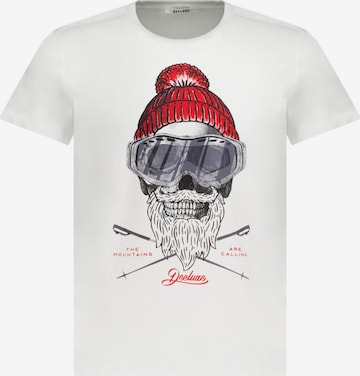 T-Shirt 'Pablo' Deeluxe en blanc : devant