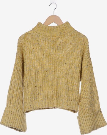 TOPSHOP Sweater & Cardigan in S in Yellow: front