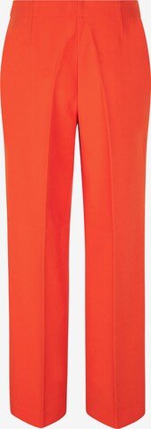 modström Wide leg Pleated Pants 'Nelli' in Orange