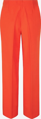 modström Wide leg Pleated Pants 'Nelli' in Orange