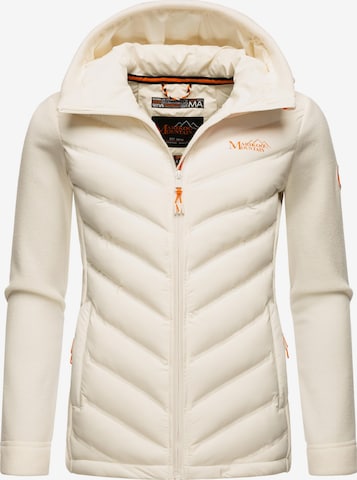 MARIKOO Between-Season Jacket 'Mount Haruna' in White: front