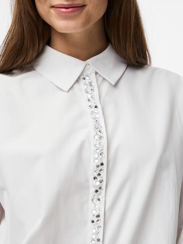 PIECES Blouse 'PCMINE' in Wit