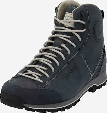 Dolomite Lace-Up Boots in Blue: front