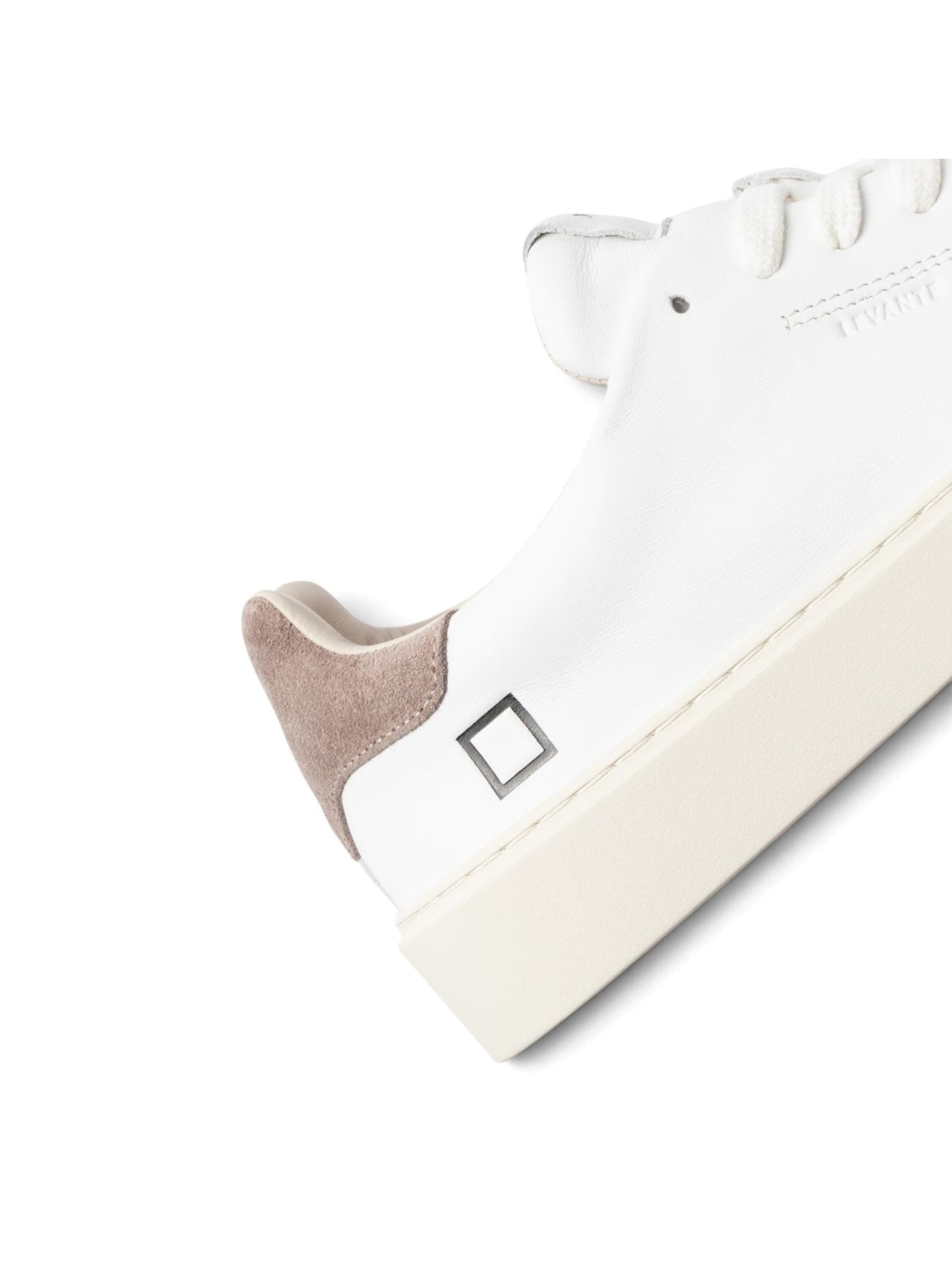 D.A.T.E Sneakers 'LEVANTE WHITE-TAUPE' in White