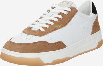 BOSS Platform trainers 'Baltimore' in Brown: front