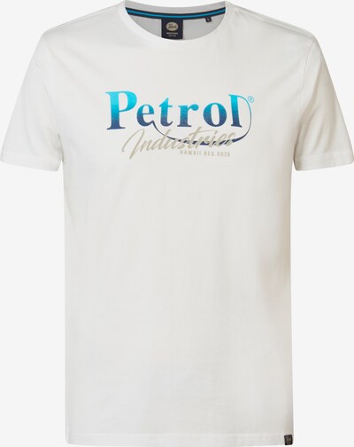 Tricou ''Summerdrive' Petrol Industries pe bej / albastru / albastru aqua / alb, Vizualizare produs
