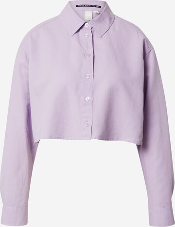 QS Blus i lila: framsida