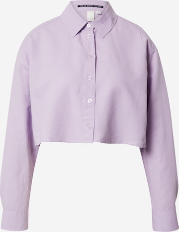 QS Blouse in Purple: front