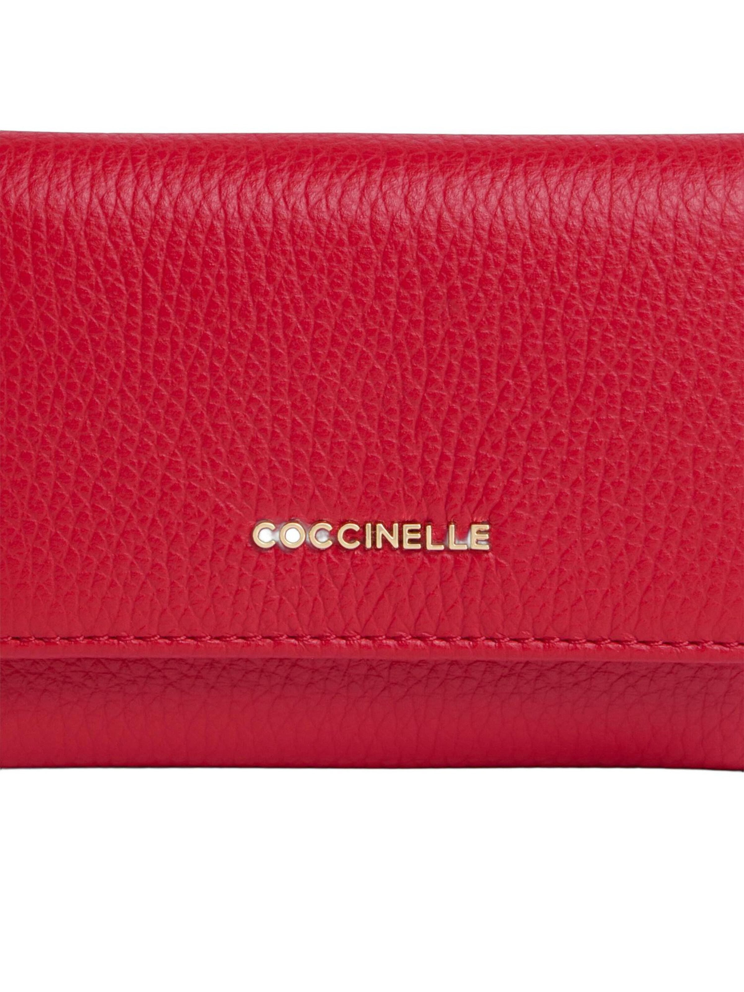 Portamonete 'COCCINELLE METALLIC 26 98' di Coccinelle in rosso