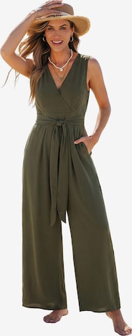 Cupshe Jumpsuit 'Wide Leg' in Grün: Vorderseite