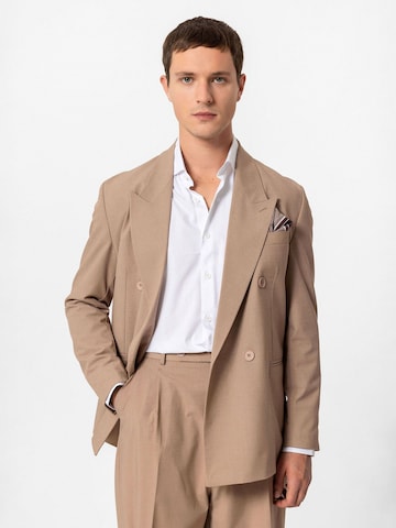 Regular fit Giacca da completo 'Luca' di Antioch in marrone