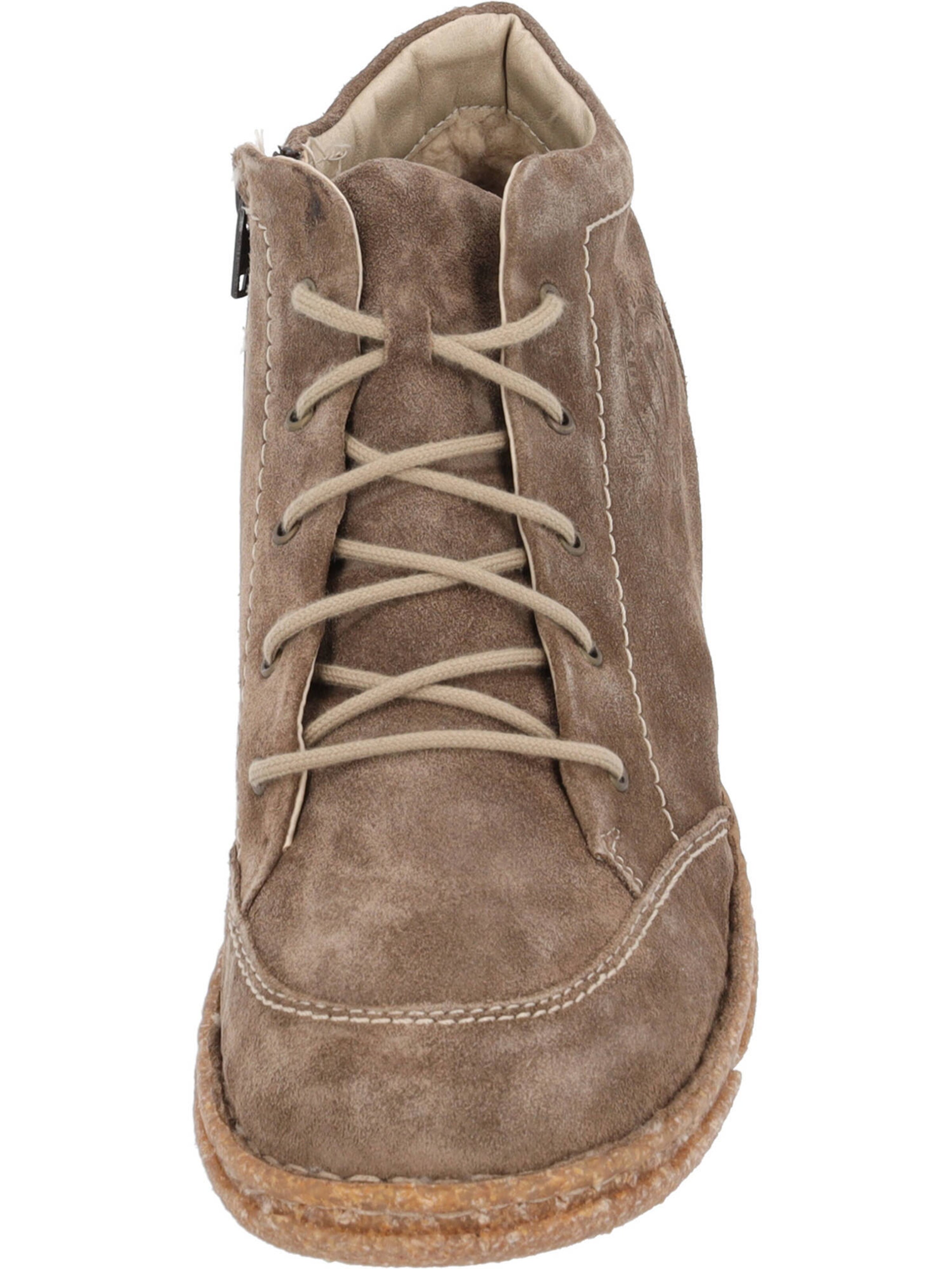 JOSEF SEIBEL Lace-Up Ankle Boots 'Neele 01' in Brown