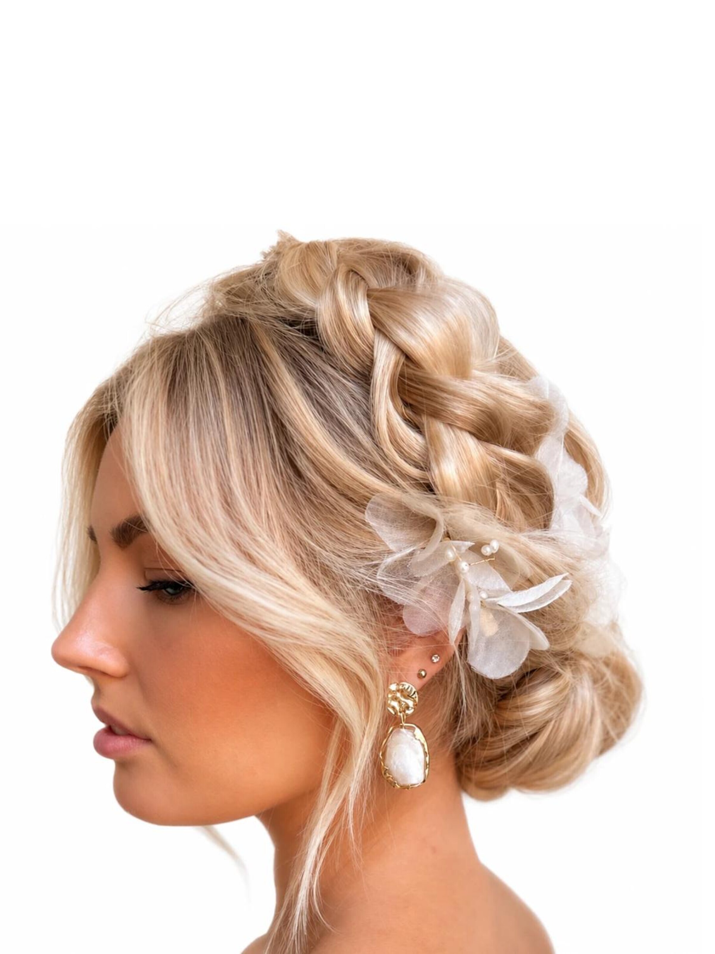 Ornamento per i capelli 'Florence Hairclips Gold' di Sally Jane Bridal in oro