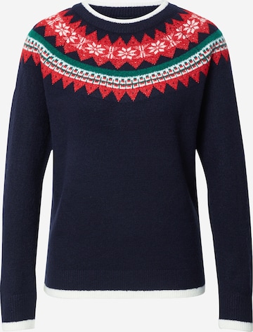 PIECES Sweater 'SOFIA' in Blue: front